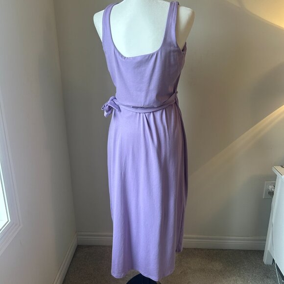 Lilac Wrap Midi Dress - Picture 3 of 3